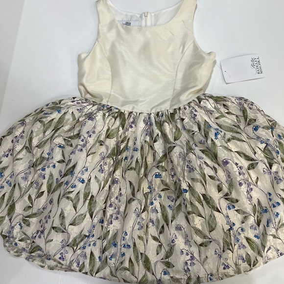 Badgley Mischka Other - Badgley Mischka Kids Dress in Cream and Blue Floral